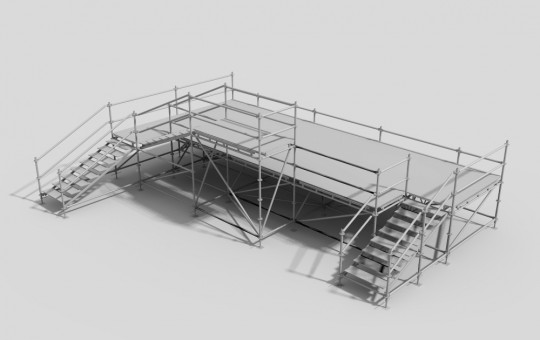 Platform with elevation