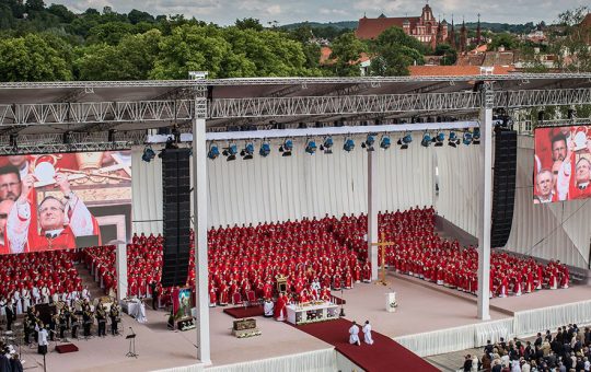 T.Matulionio beatifikacijos iškilmių stogo sistema